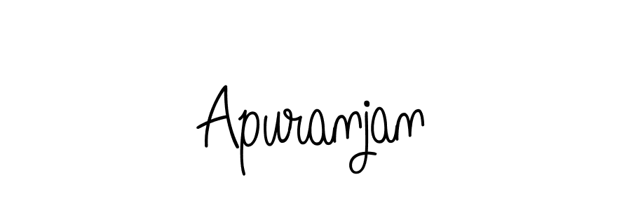 Apuranjan stylish signature style. Best Handwritten Sign (Angelique-Rose-font-FFP) for my name. Handwritten Signature Collection Ideas for my name Apuranjan. Apuranjan signature style 5 images and pictures png