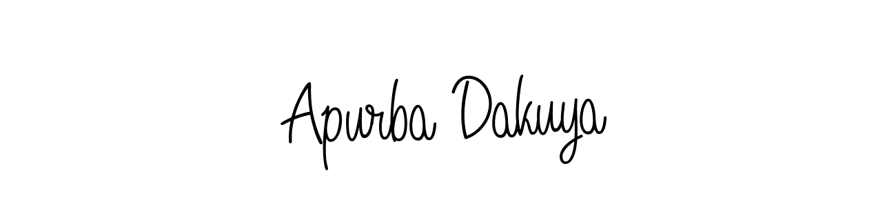 if you are searching for the best signature style for your name Apurba Dakuya. so please give up your signature search. here we have designed multiple signature styles  using Angelique-Rose-font-FFP. Apurba Dakuya signature style 5 images and pictures png