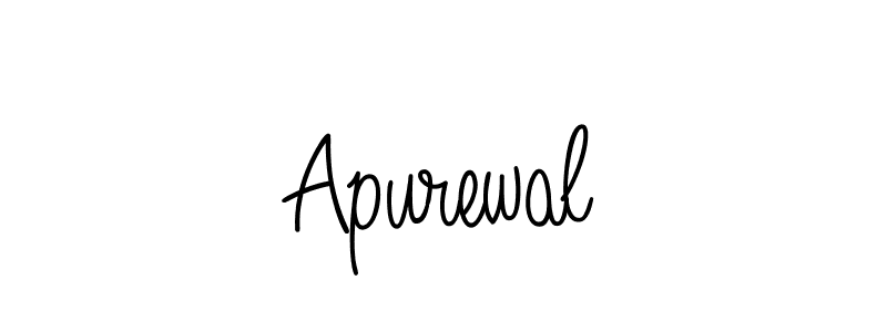 Make a beautiful signature design for name Apurewal. Use this online signature maker to create a handwritten signature for free. Apurewal signature style 5 images and pictures png