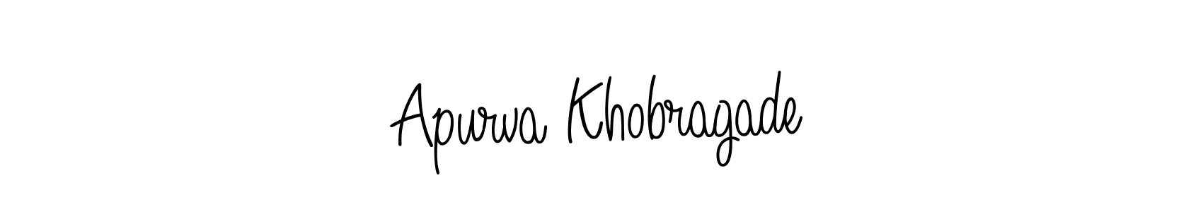 if you are searching for the best signature style for your name Apurva Khobragade. so please give up your signature search. here we have designed multiple signature styles  using Angelique-Rose-font-FFP. Apurva Khobragade signature style 5 images and pictures png