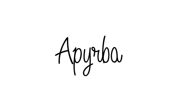 You can use this online signature creator to create a handwritten signature for the name Apyrba. This is the best online autograph maker. Apyrba signature style 5 images and pictures png