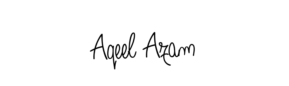 This is the best signature style for the Aqeel Azam name. Also you like these signature font (Angelique-Rose-font-FFP). Mix name signature. Aqeel Azam signature style 5 images and pictures png