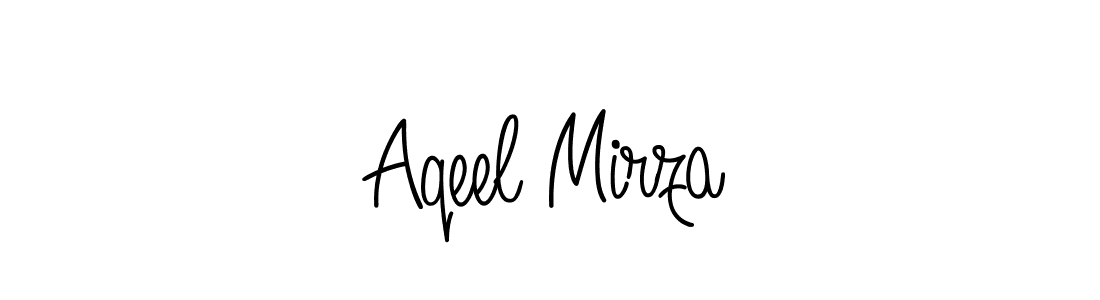 You can use this online signature creator to create a handwritten signature for the name Aqeel Mirza. This is the best online autograph maker. Aqeel Mirza signature style 5 images and pictures png