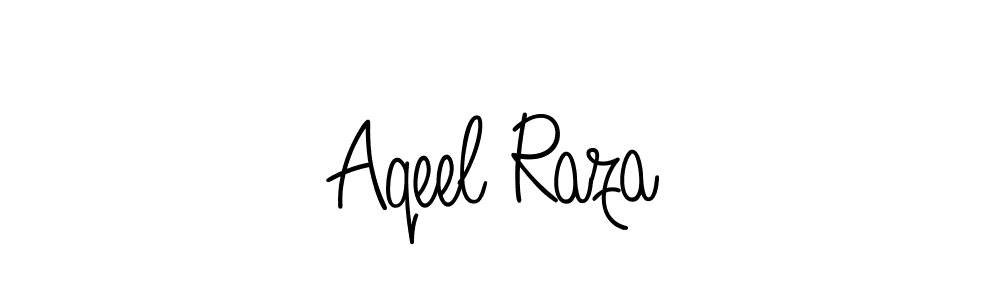 Make a beautiful signature design for name Aqeel Raza. Use this online signature maker to create a handwritten signature for free. Aqeel Raza signature style 5 images and pictures png