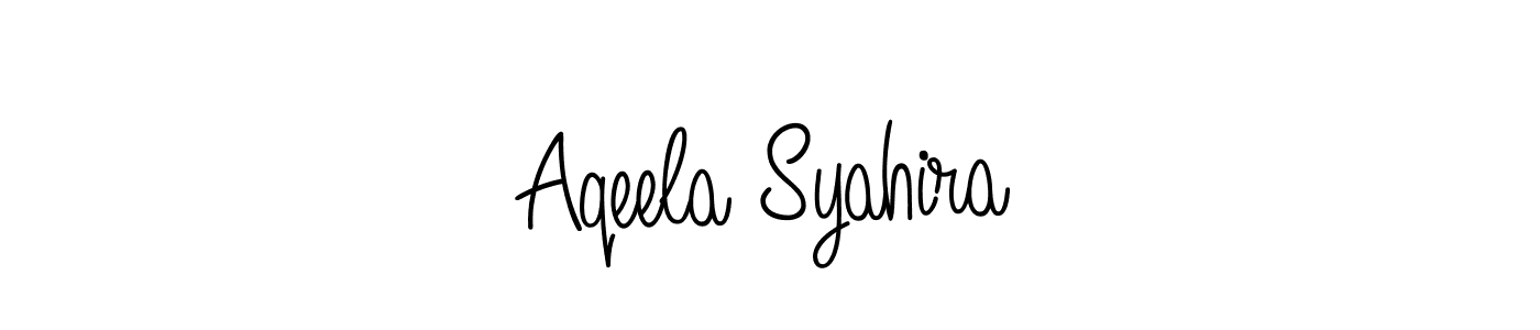 Also You can easily find your signature by using the search form. We will create Aqeela Syahira name handwritten signature images for you free of cost using Angelique-Rose-font-FFP sign style. Aqeela Syahira signature style 5 images and pictures png