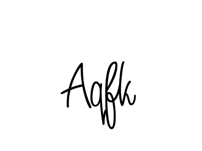 Once you've used our free online signature maker to create your best signature Angelique-Rose-font-FFP style, it's time to enjoy all of the benefits that Aqfk name signing documents. Aqfk signature style 5 images and pictures png