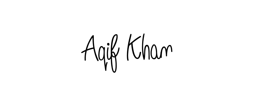 if you are searching for the best signature style for your name Aqif Khan. so please give up your signature search. here we have designed multiple signature styles  using Angelique-Rose-font-FFP. Aqif Khan signature style 5 images and pictures png