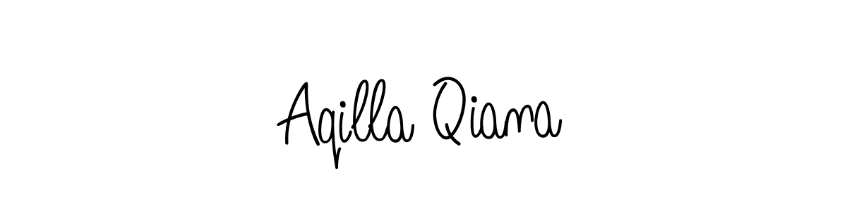 Make a short Aqilla Qiana signature style. Manage your documents anywhere anytime using Angelique-Rose-font-FFP. Create and add eSignatures, submit forms, share and send files easily. Aqilla Qiana signature style 5 images and pictures png