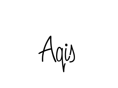 How to Draw Aqis signature style? Angelique-Rose-font-FFP is a latest design signature styles for name Aqis. Aqis signature style 5 images and pictures png