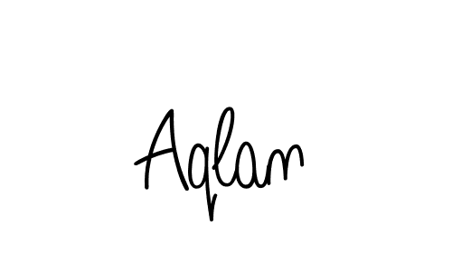 How to make Aqlan signature? Angelique-Rose-font-FFP is a professional autograph style. Create handwritten signature for Aqlan name. Aqlan signature style 5 images and pictures png