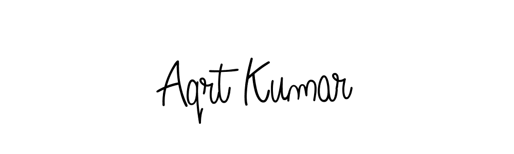 Design your own signature with our free online signature maker. With this signature software, you can create a handwritten (Angelique-Rose-font-FFP) signature for name Aqrt Kumar. Aqrt Kumar signature style 5 images and pictures png