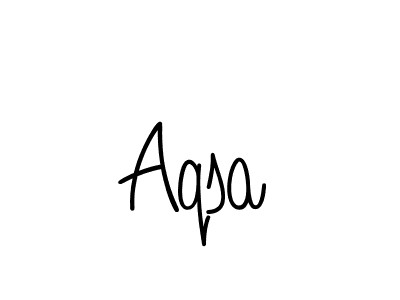 Create a beautiful signature design for name Aqsa. With this signature (Angelique-Rose-font-FFP) fonts, you can make a handwritten signature for free. Aqsa signature style 5 images and pictures png