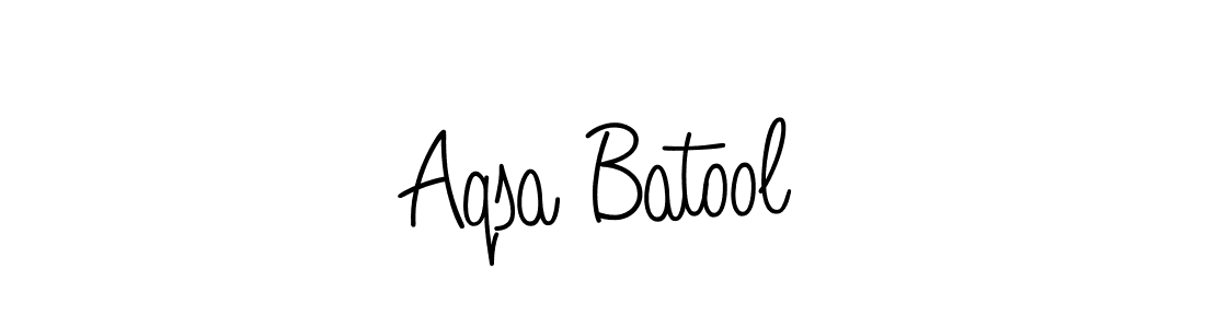 How to Draw Aqsa Batool signature style? Angelique-Rose-font-FFP is a latest design signature styles for name Aqsa Batool. Aqsa Batool signature style 5 images and pictures png