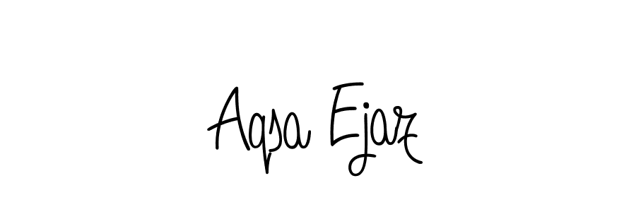 Aqsa Ejaz stylish signature style. Best Handwritten Sign (Angelique-Rose-font-FFP) for my name. Handwritten Signature Collection Ideas for my name Aqsa Ejaz. Aqsa Ejaz signature style 5 images and pictures png