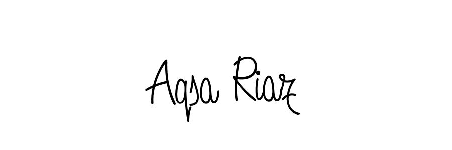 Aqsa Riaz stylish signature style. Best Handwritten Sign (Angelique-Rose-font-FFP) for my name. Handwritten Signature Collection Ideas for my name Aqsa Riaz. Aqsa Riaz signature style 5 images and pictures png