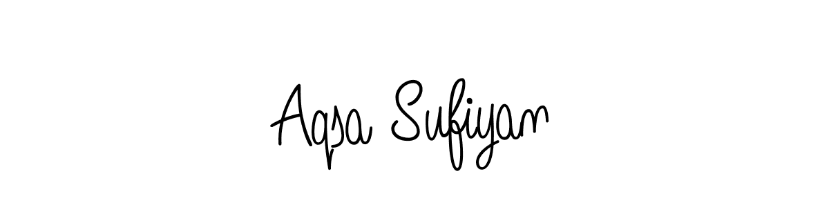 You can use this online signature creator to create a handwritten signature for the name Aqsa Sufiyan. This is the best online autograph maker. Aqsa Sufiyan signature style 5 images and pictures png