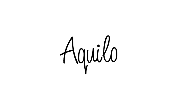 The best way (Angelique-Rose-font-FFP) to make a short signature is to pick only two or three words in your name. The name Aquilo include a total of six letters. For converting this name. Aquilo signature style 5 images and pictures png