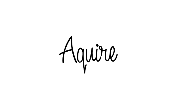 How to make Aquire name signature. Use Angelique-Rose-font-FFP style for creating short signs online. This is the latest handwritten sign. Aquire signature style 5 images and pictures png