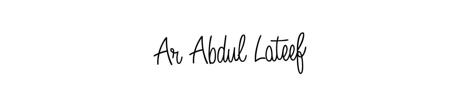 Ar Abdul Lateef stylish signature style. Best Handwritten Sign (Angelique-Rose-font-FFP) for my name. Handwritten Signature Collection Ideas for my name Ar Abdul Lateef. Ar Abdul Lateef signature style 5 images and pictures png