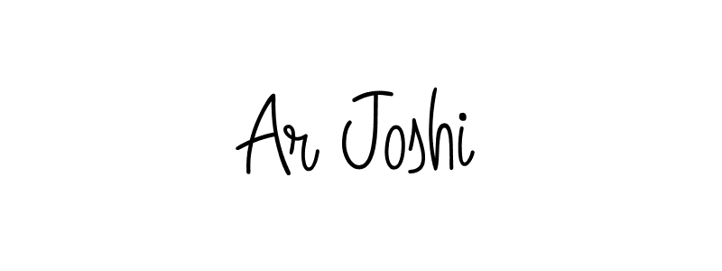 This is the best signature style for the Ar Joshi name. Also you like these signature font (Angelique-Rose-font-FFP). Mix name signature. Ar Joshi signature style 5 images and pictures png