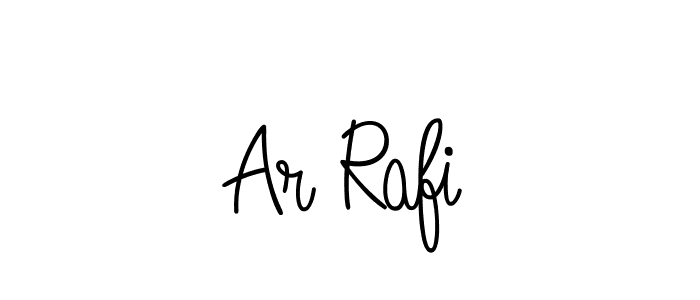 You can use this online signature creator to create a handwritten signature for the name Ar Rafi. This is the best online autograph maker. Ar Rafi signature style 5 images and pictures png