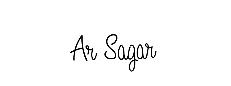 Design your own signature with our free online signature maker. With this signature software, you can create a handwritten (Angelique-Rose-font-FFP) signature for name Ar Sagar. Ar Sagar signature style 5 images and pictures png
