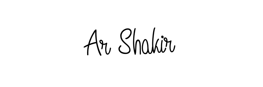 How to make Ar Shakir signature? Angelique-Rose-font-FFP is a professional autograph style. Create handwritten signature for Ar Shakir name. Ar Shakir signature style 5 images and pictures png