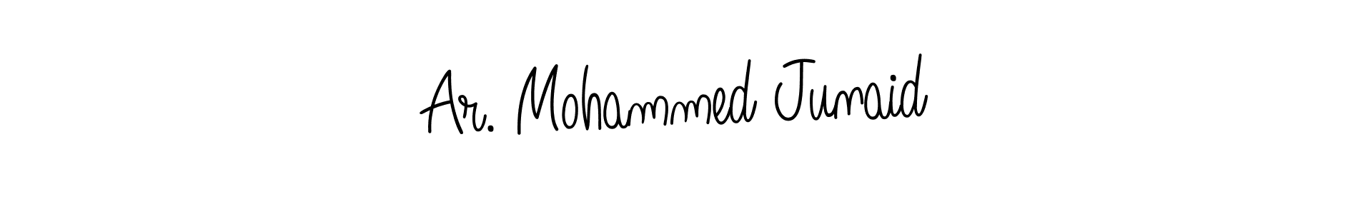 How to make Ar. Mohammed Junaid name signature. Use Angelique-Rose-font-FFP style for creating short signs online. This is the latest handwritten sign. Ar. Mohammed Junaid signature style 5 images and pictures png