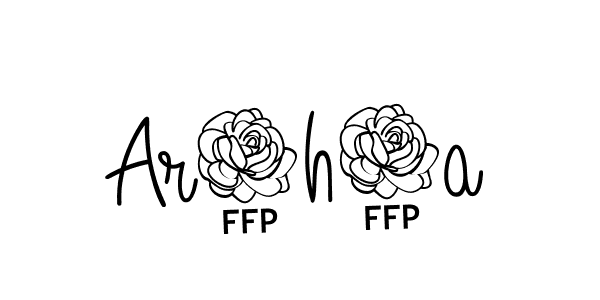 How to make Ar3h1a name signature. Use Angelique-Rose-font-FFP style for creating short signs online. This is the latest handwritten sign. Ar3h1a signature style 5 images and pictures png