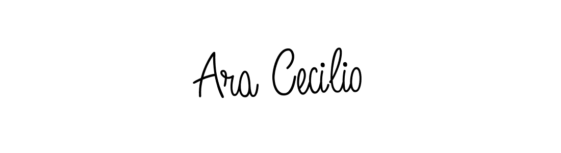 Create a beautiful signature design for name Ara Cecilio. With this signature (Angelique-Rose-font-FFP) fonts, you can make a handwritten signature for free. Ara Cecilio signature style 5 images and pictures png