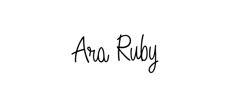 It looks lik you need a new signature style for name Ara Ruby. Design unique handwritten (Angelique-Rose-font-FFP) signature with our free signature maker in just a few clicks. Ara Ruby signature style 5 images and pictures png