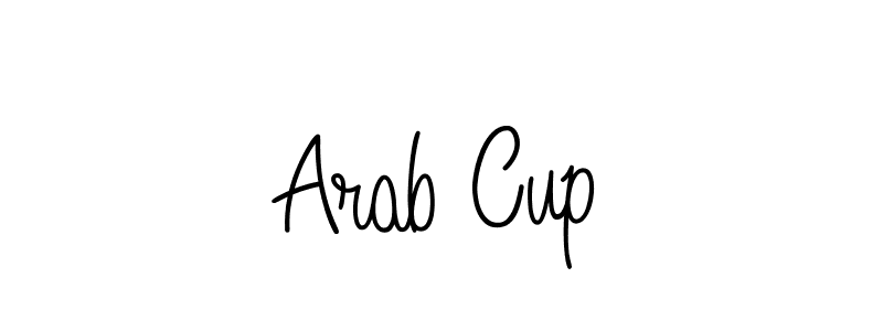 How to make Arab Cup signature? Angelique-Rose-font-FFP is a professional autograph style. Create handwritten signature for Arab Cup name. Arab Cup signature style 5 images and pictures png