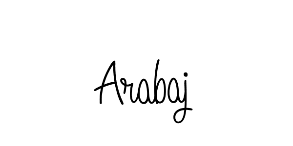 Angelique-Rose-font-FFP is a professional signature style that is perfect for those who want to add a touch of class to their signature. It is also a great choice for those who want to make their signature more unique. Get Arabaj name to fancy signature for free. Arabaj signature style 5 images and pictures png