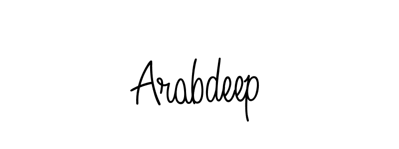 Make a beautiful signature design for name Arabdeep. Use this online signature maker to create a handwritten signature for free. Arabdeep signature style 5 images and pictures png
