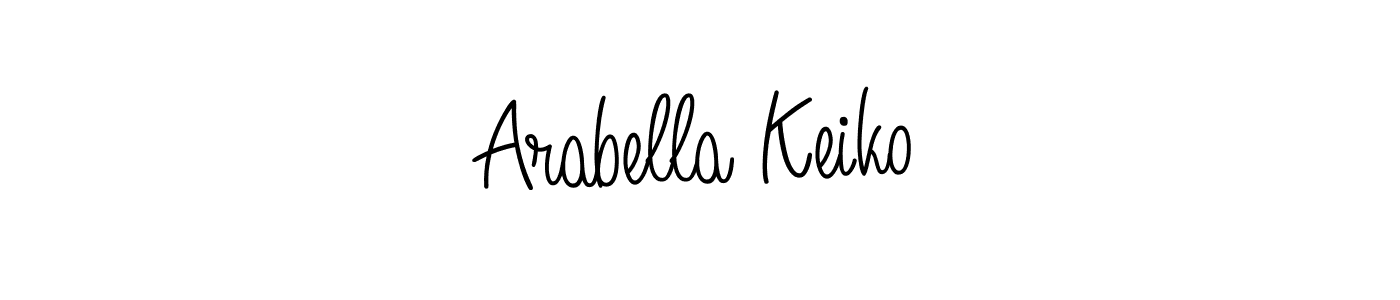 Make a short Arabella Keiko signature style. Manage your documents anywhere anytime using Angelique-Rose-font-FFP. Create and add eSignatures, submit forms, share and send files easily. Arabella Keiko signature style 5 images and pictures png