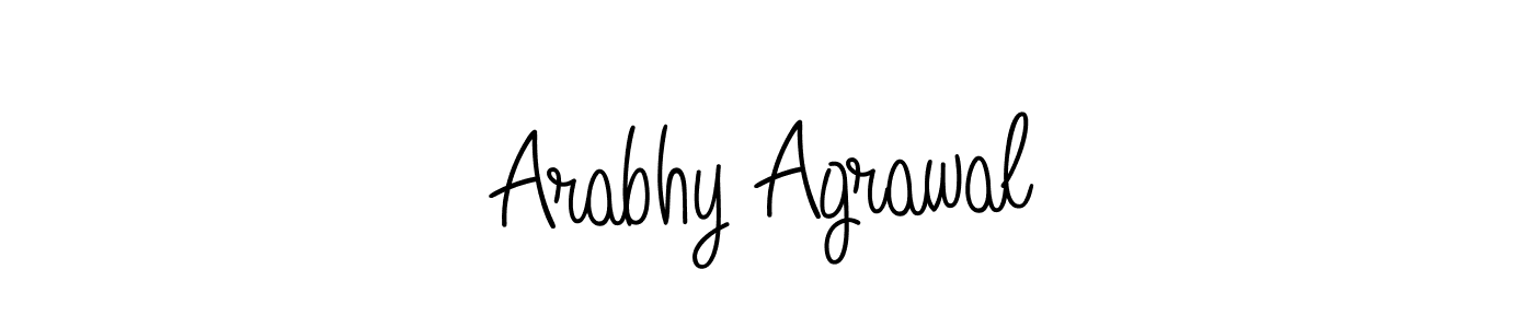 Angelique-Rose-font-FFP is a professional signature style that is perfect for those who want to add a touch of class to their signature. It is also a great choice for those who want to make their signature more unique. Get Arabhy Agrawal name to fancy signature for free. Arabhy Agrawal signature style 5 images and pictures png
