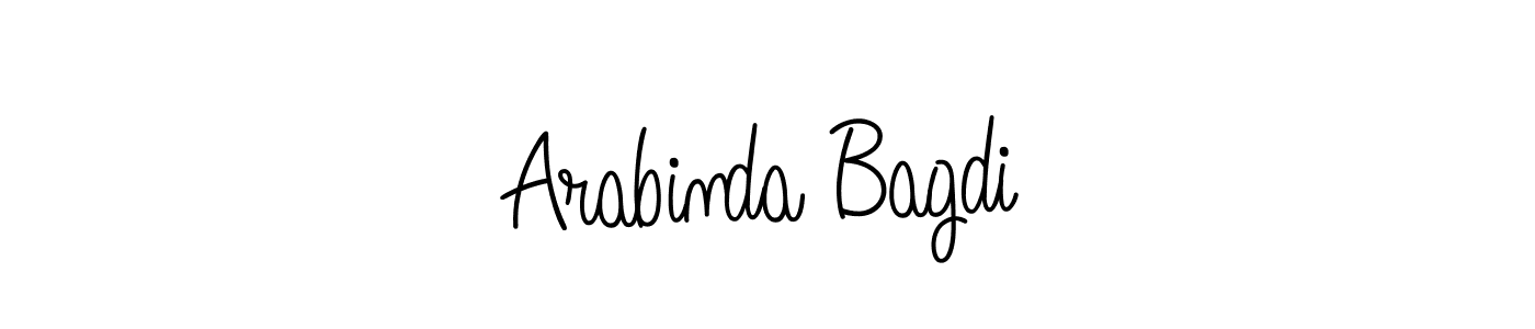 Design your own signature with our free online signature maker. With this signature software, you can create a handwritten (Angelique-Rose-font-FFP) signature for name Arabinda Bagdi. Arabinda Bagdi signature style 5 images and pictures png