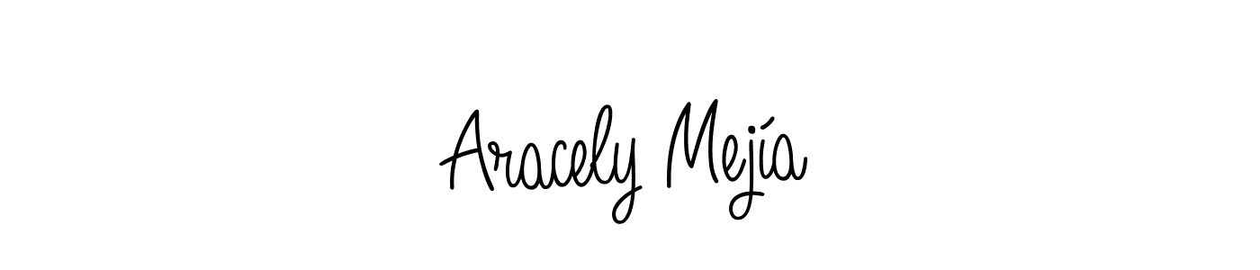 Make a beautiful signature design for name Aracely Mejía. Use this online signature maker to create a handwritten signature for free. Aracely Mejía signature style 5 images and pictures png