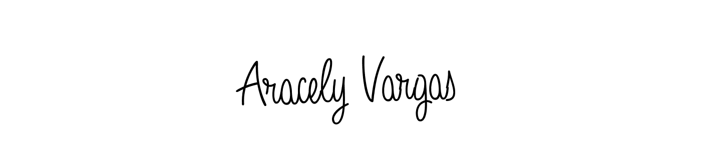 Make a beautiful signature design for name Aracely Vargas. Use this online signature maker to create a handwritten signature for free. Aracely Vargas signature style 5 images and pictures png