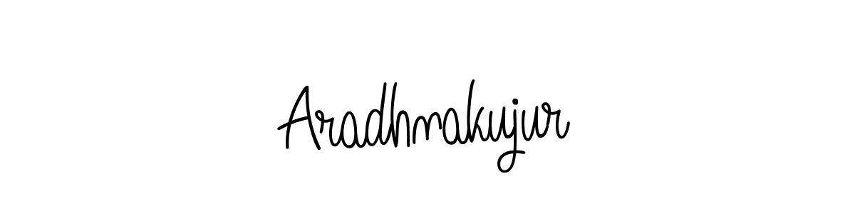Make a short Aradhnakujur signature style. Manage your documents anywhere anytime using Angelique-Rose-font-FFP. Create and add eSignatures, submit forms, share and send files easily. Aradhnakujur signature style 5 images and pictures png