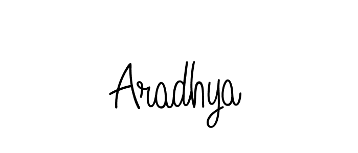 Create a beautiful signature design for name Aradhya. With this signature (Angelique-Rose-font-FFP) fonts, you can make a handwritten signature for free. Aradhya signature style 5 images and pictures png