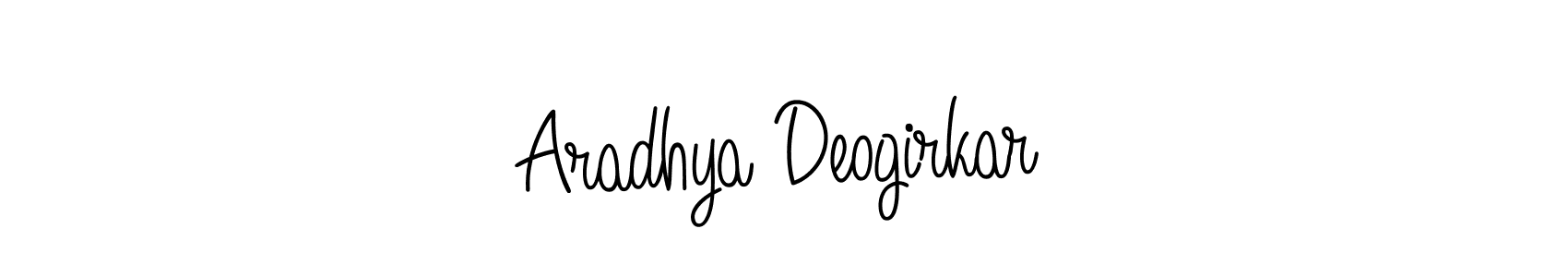 Check out images of Autograph of Aradhya Deogirkar name. Actor Aradhya Deogirkar Signature Style. Angelique-Rose-font-FFP is a professional sign style online. Aradhya Deogirkar signature style 5 images and pictures png