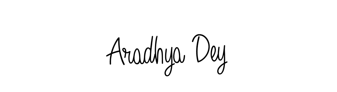 Make a beautiful signature design for name Aradhya Dey. With this signature (Angelique-Rose-font-FFP) style, you can create a handwritten signature for free. Aradhya Dey signature style 5 images and pictures png