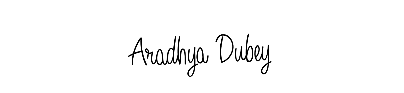 The best way (Angelique-Rose-font-FFP) to make a short signature is to pick only two or three words in your name. The name Aradhya Dubey include a total of six letters. For converting this name. Aradhya Dubey signature style 5 images and pictures png