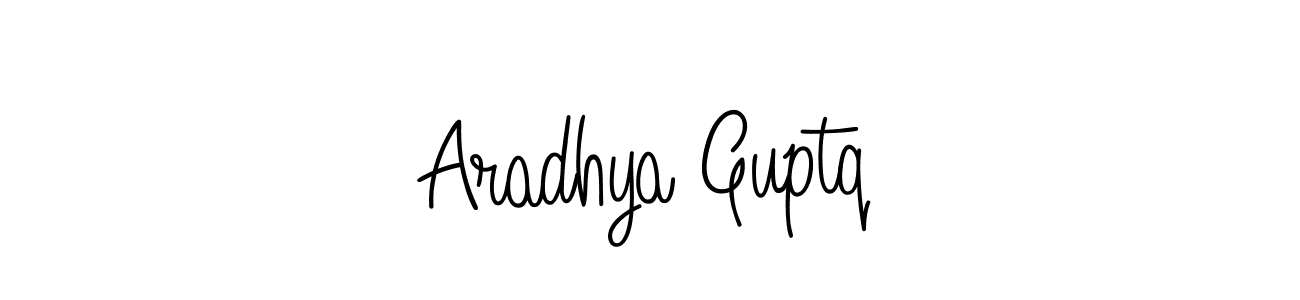 Make a short Aradhya Guptq signature style. Manage your documents anywhere anytime using Angelique-Rose-font-FFP. Create and add eSignatures, submit forms, share and send files easily. Aradhya Guptq signature style 5 images and pictures png