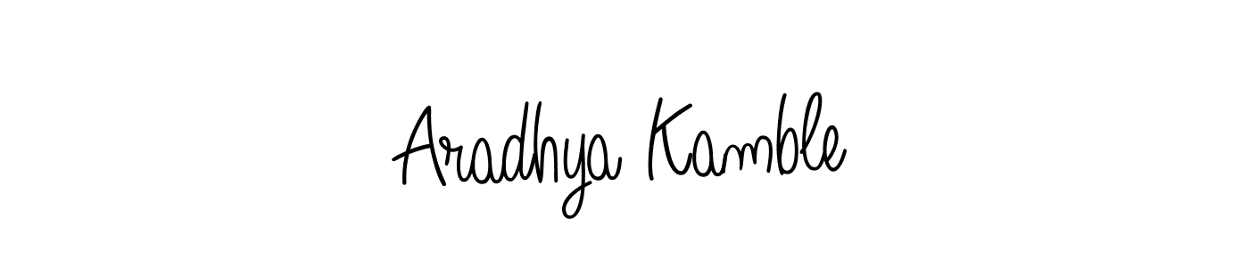 Here are the top 10 professional signature styles for the name Aradhya Kamble. These are the best autograph styles you can use for your name. Aradhya Kamble signature style 5 images and pictures png