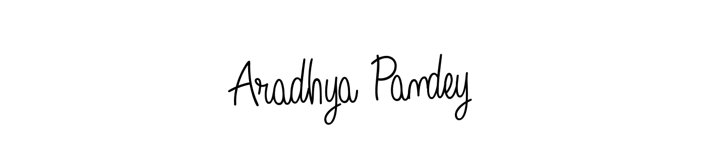 Create a beautiful signature design for name Aradhya Pandey. With this signature (Angelique-Rose-font-FFP) fonts, you can make a handwritten signature for free. Aradhya Pandey signature style 5 images and pictures png