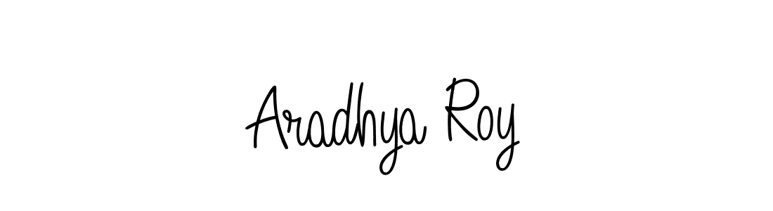 Design your own signature with our free online signature maker. With this signature software, you can create a handwritten (Angelique-Rose-font-FFP) signature for name Aradhya Roy. Aradhya Roy signature style 5 images and pictures png