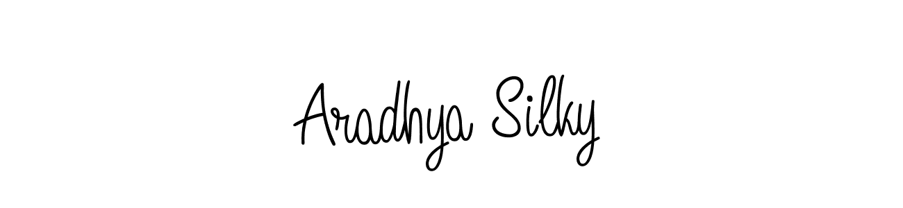 How to Draw Aradhya Silky signature style? Angelique-Rose-font-FFP is a latest design signature styles for name Aradhya Silky. Aradhya Silky signature style 5 images and pictures png