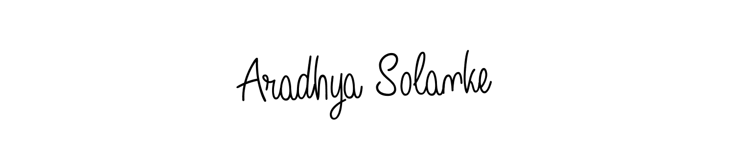 Make a short Aradhya Solanke signature style. Manage your documents anywhere anytime using Angelique-Rose-font-FFP. Create and add eSignatures, submit forms, share and send files easily. Aradhya Solanke signature style 5 images and pictures png